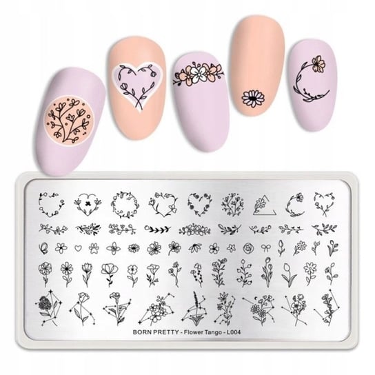 Штамп для украшения ногтей «ЦВЕТЫ», Frezarkowo круглый силиконовый штамп для украшения ногтей прозрачный стемпер для ногтей