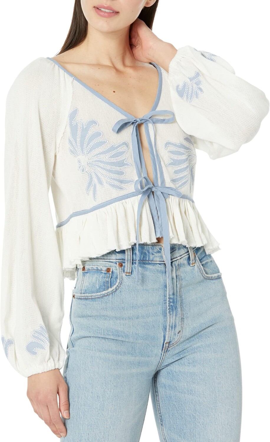 

Смотровая площадка сверху Free People, цвет Ivory Combo