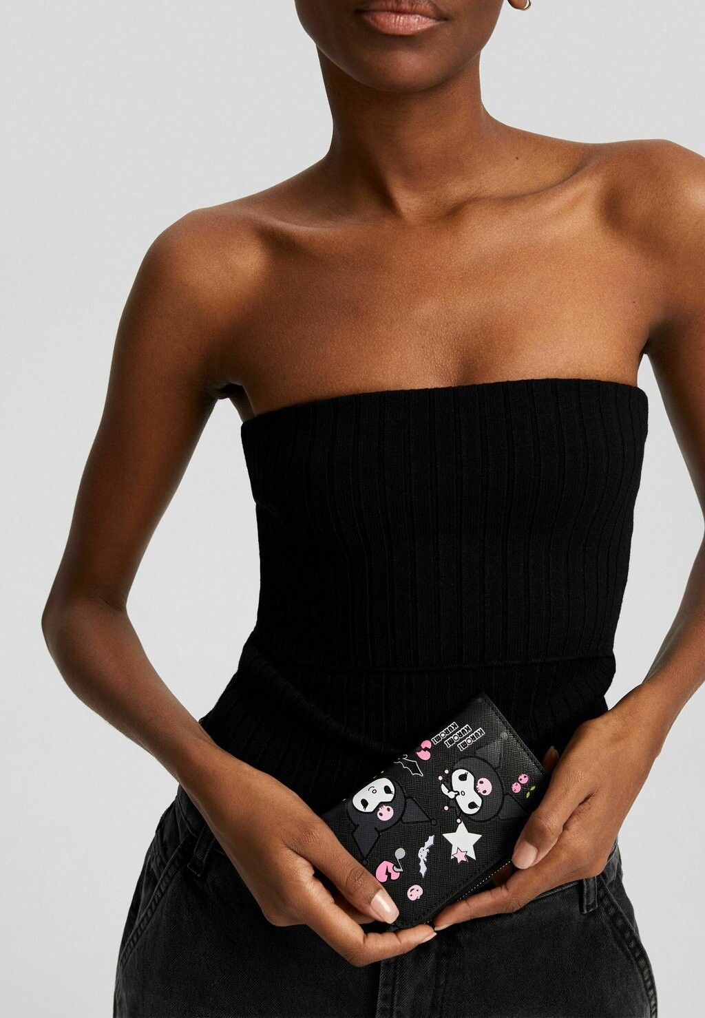 

Кошелек Kuromi Purse Bershka, черный