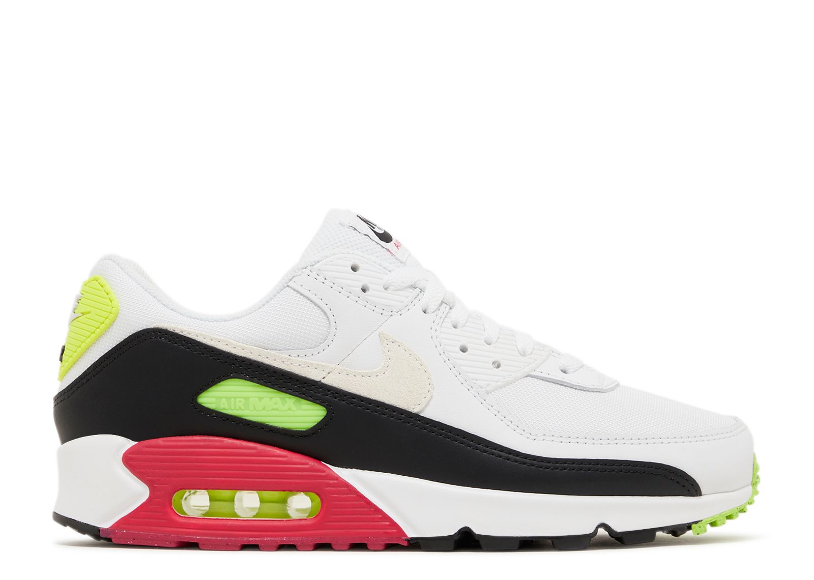 

Кроссовки Nike Air Max 90 'White Volt Rush Pink', белый