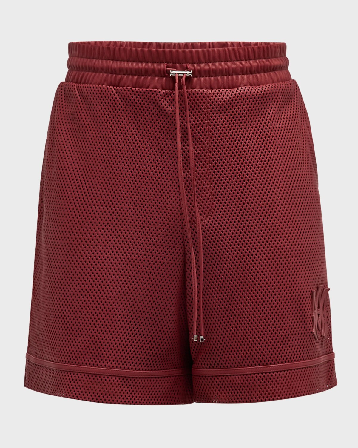 

Мужские шорты MA из перфорированной кожи Amiri, цвет Sun Dried Tomato