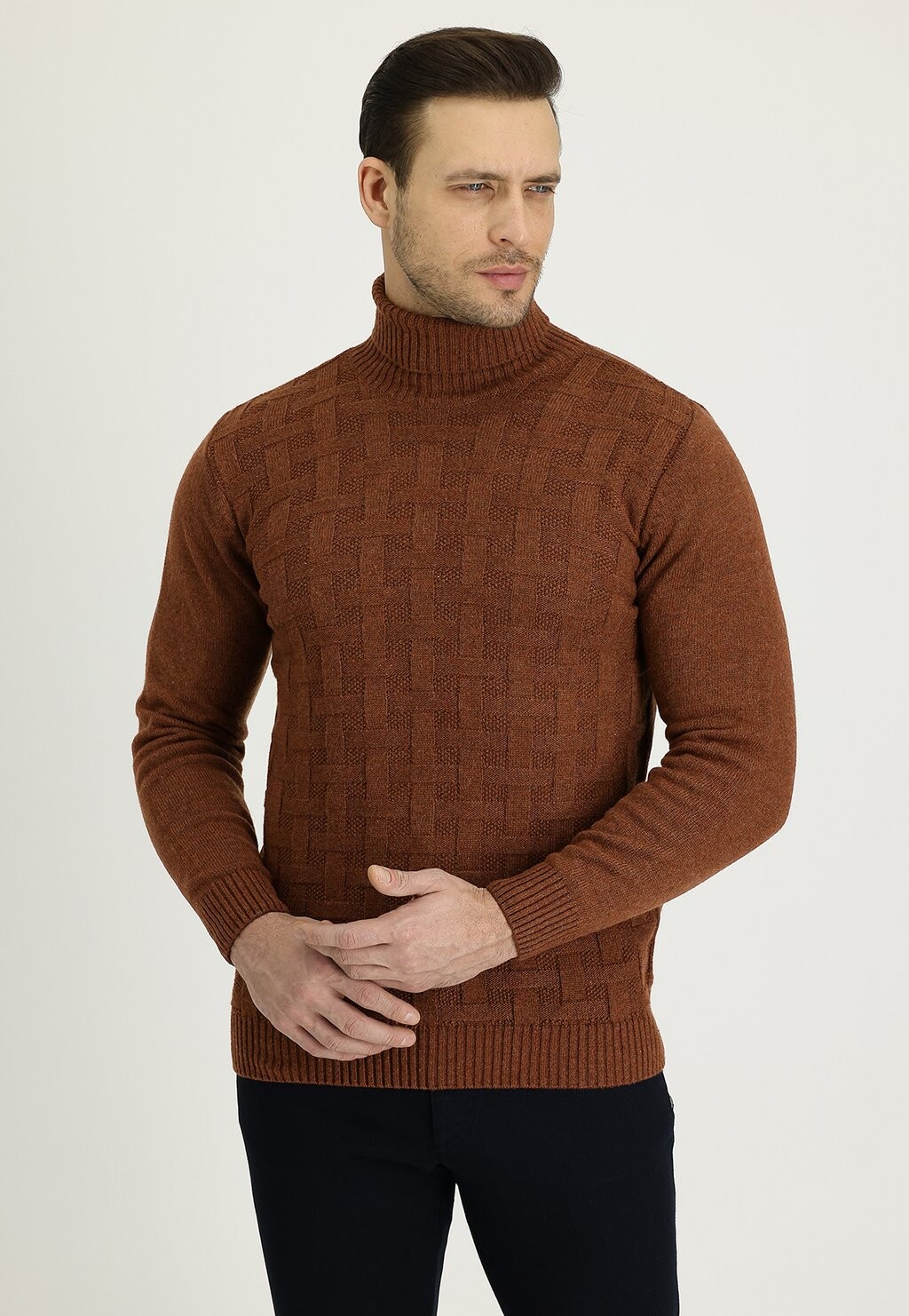 

Вязаный свитер ROLLKRAGEN REGULAR FIT Kigili, цвет ki̇remi̇t