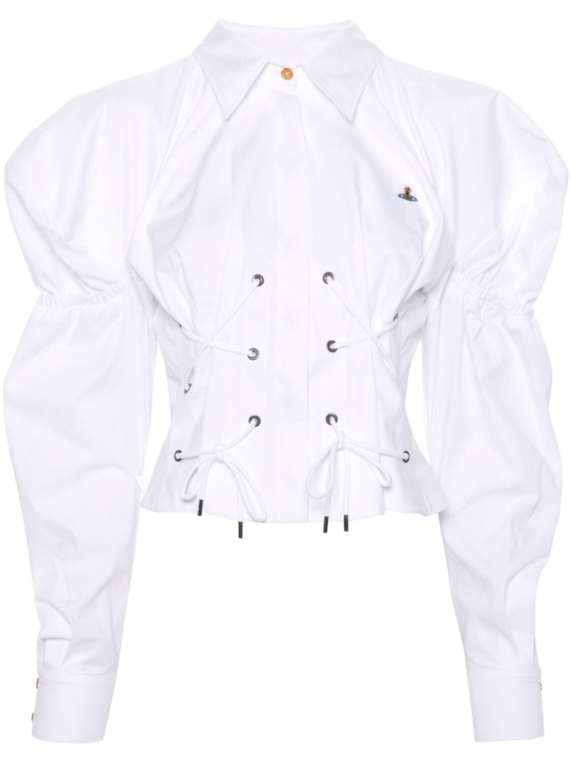 

Vivienne Westwood рубашка с вышивкой Orb, белый