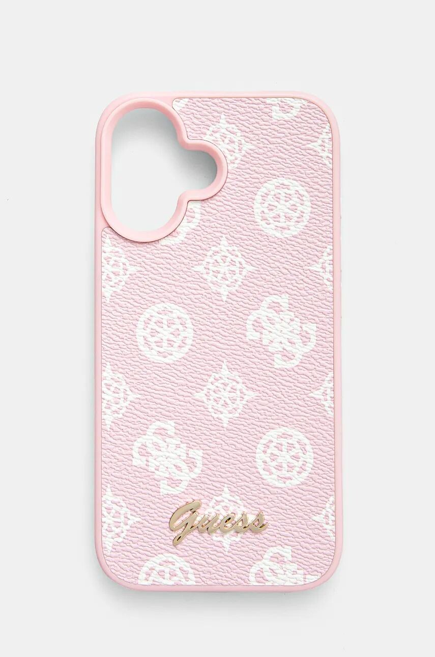 

Чехол для телефона Guess iPhone 16 6.1, розовый
