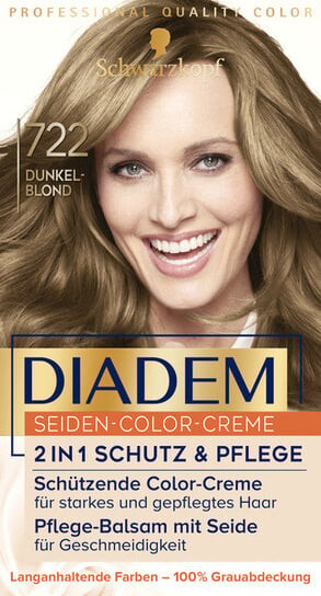 

Краска для волос Темно-русый 722 Schwarzkopf, Diadem