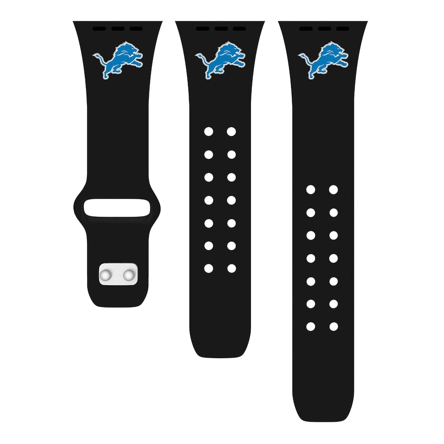 

Ремешок для часов Artinian Detroit Lions, черный