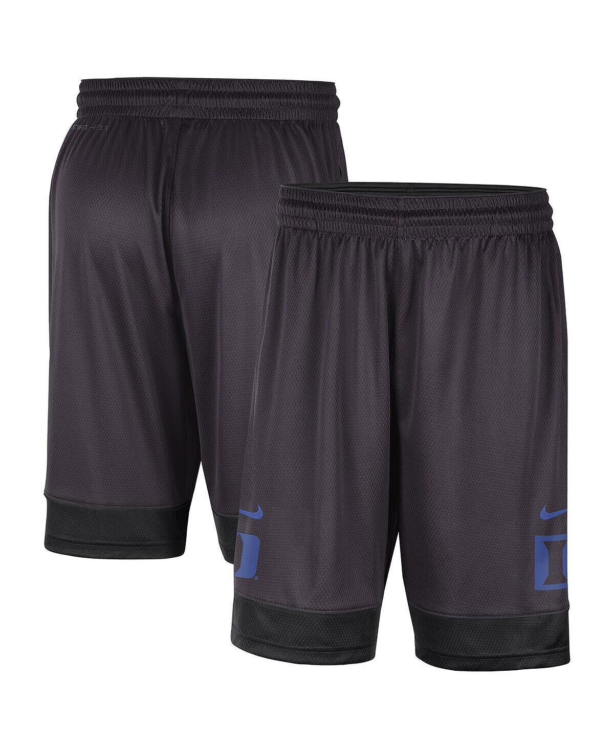 

Мужские темно-серые шорты Duke Blue Devils Performance Fast Break Nike