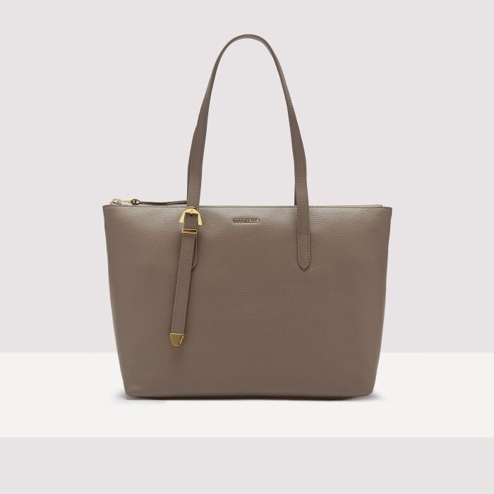 

Большая сумка из зернистой кожи Coccinelle GLEEN MEDIUM, коричневый