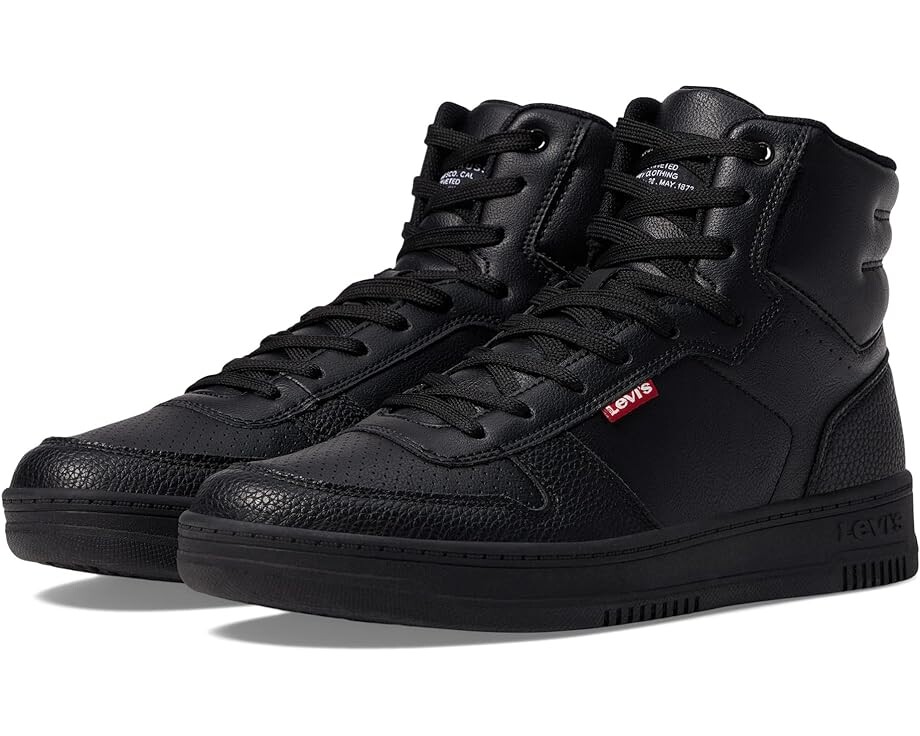 Кроссовки Levi's Shoes Drive Hi, цвет Black Mono кроссовки levi s shoes naya anti цвет black mono chrome