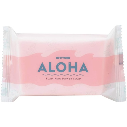 Коллекция Aloha Bar Soap Натуральное мыло для рук, лица и тела 100 г с глицерином и спиртом Кустарное мыло с чудесным ароматом - Flamingo Power, Oh!Tomi