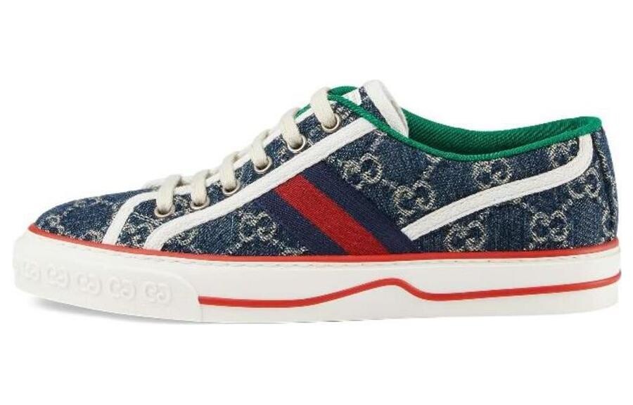 

GUCCI Wmns Denim Tennis 1977 Спортивные кроссовки синий/красный