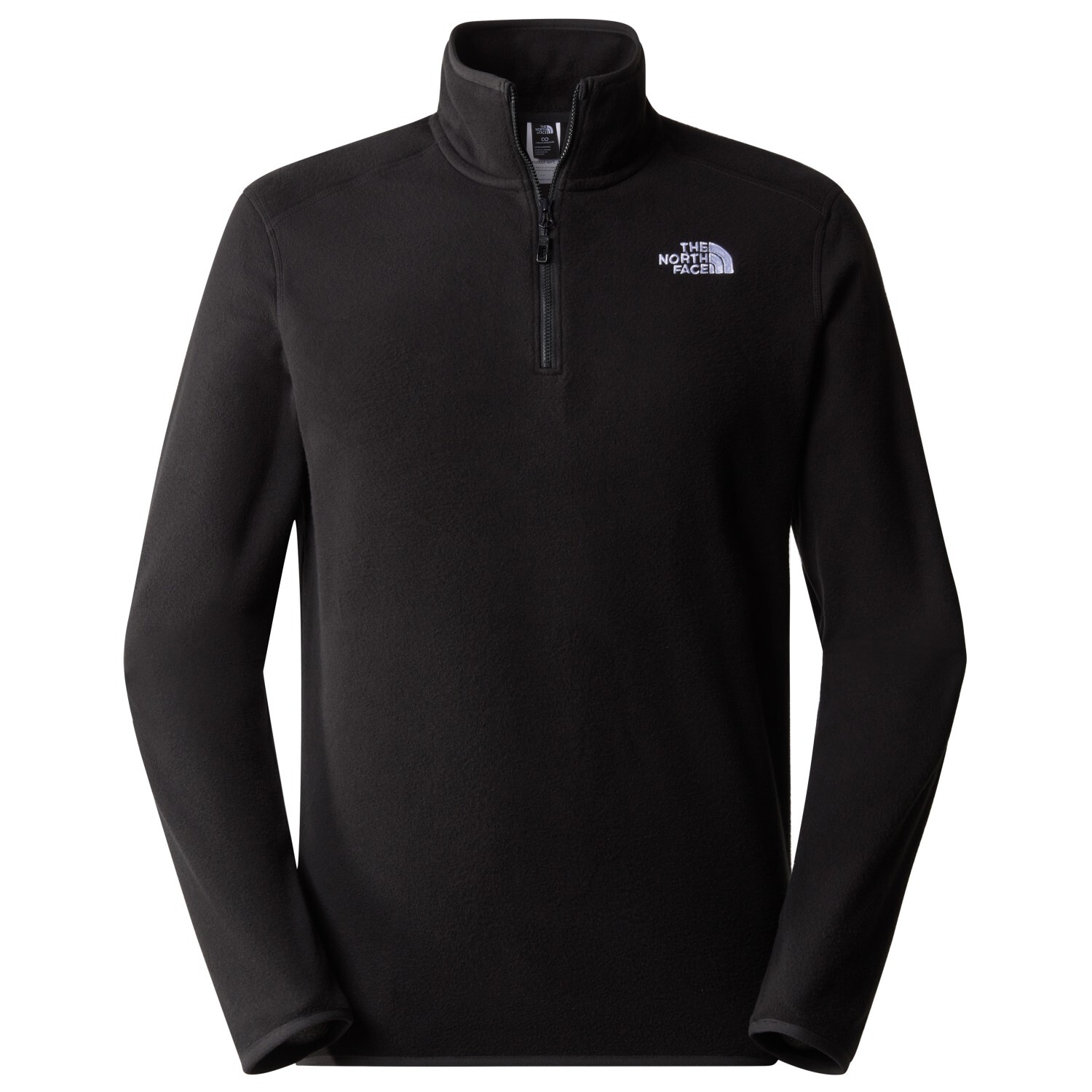 

Флисовый свитер The North Face 100 Glacier 1/4 Zip, цвет TNF Black, Серый