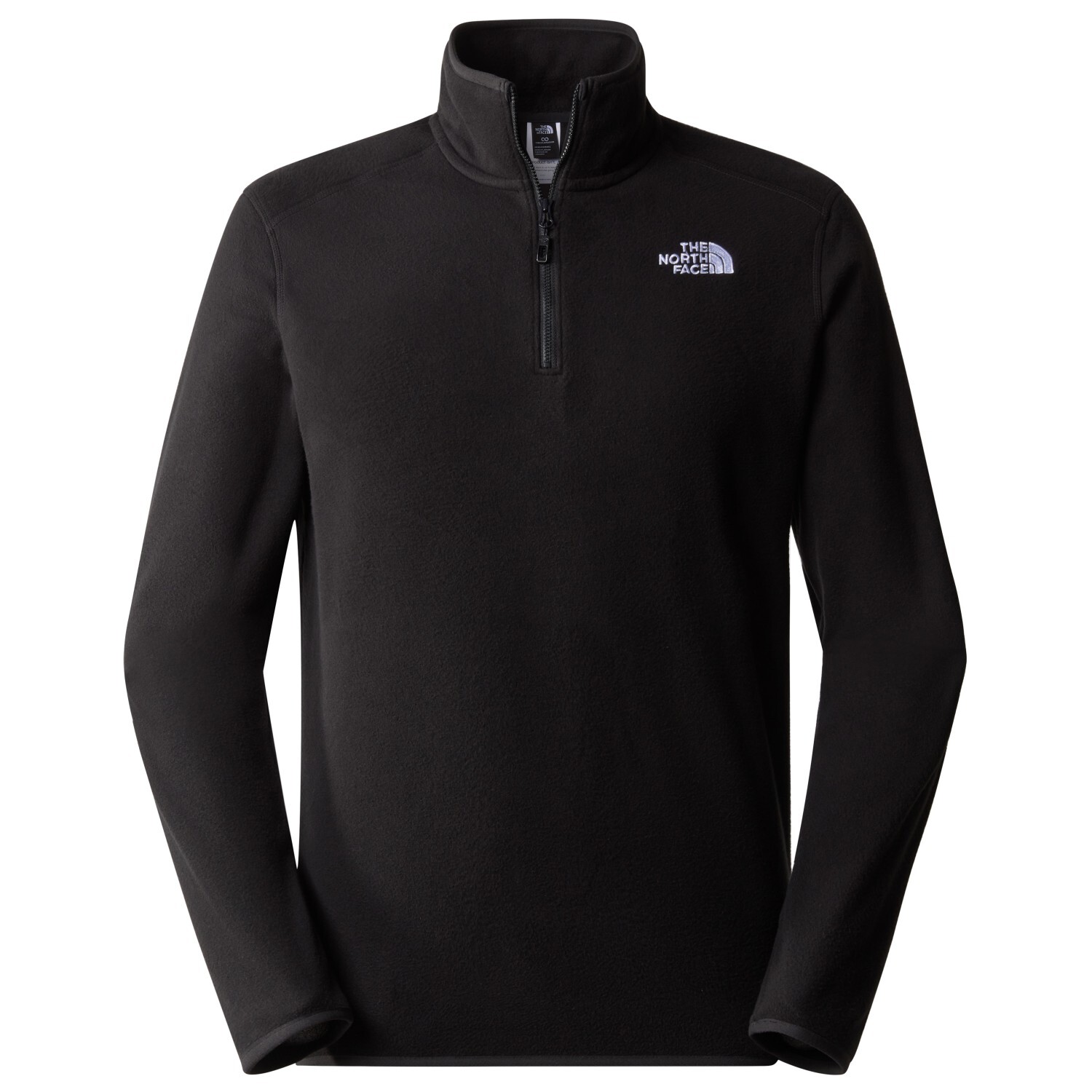 Флисовый свитер The North Face 100 Glacier 1/4 Zip, цвет TNF Black пуловер the north face kids printed glacier 1 4 zip