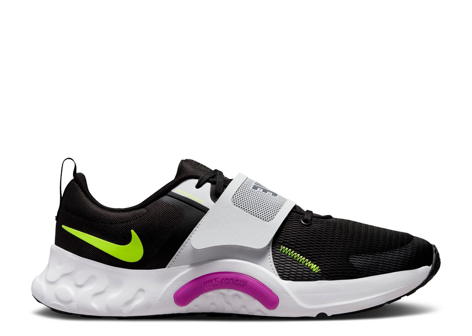 

Кроссовки Nike Renew Retaliation 4 'Black Fuchsia Dream Volt', черный