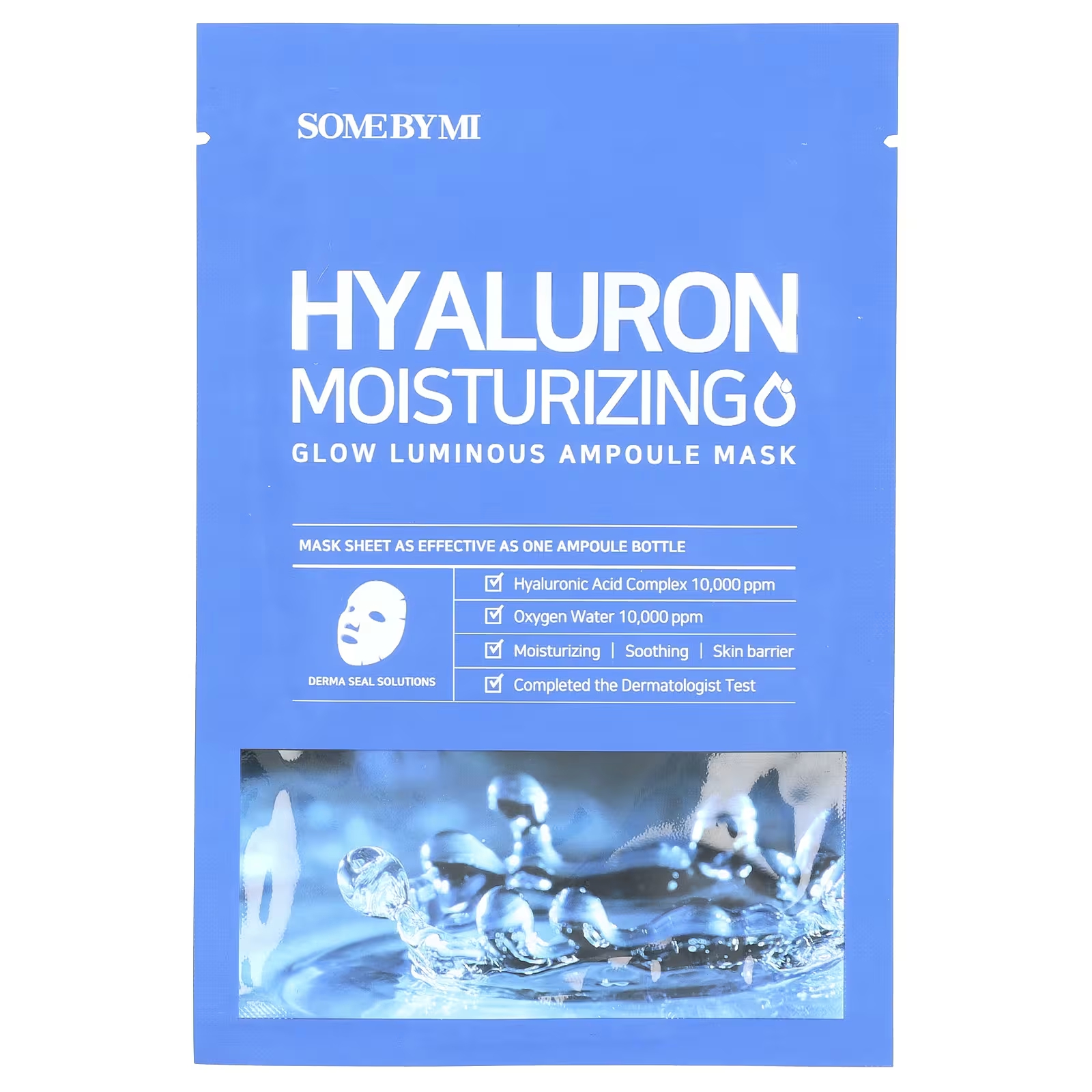 Маска тканевая Some By Mi Hyaluron Moisturizing Glow Luminous Ampoule hyaluron moisturizing glow luminous mask sheet