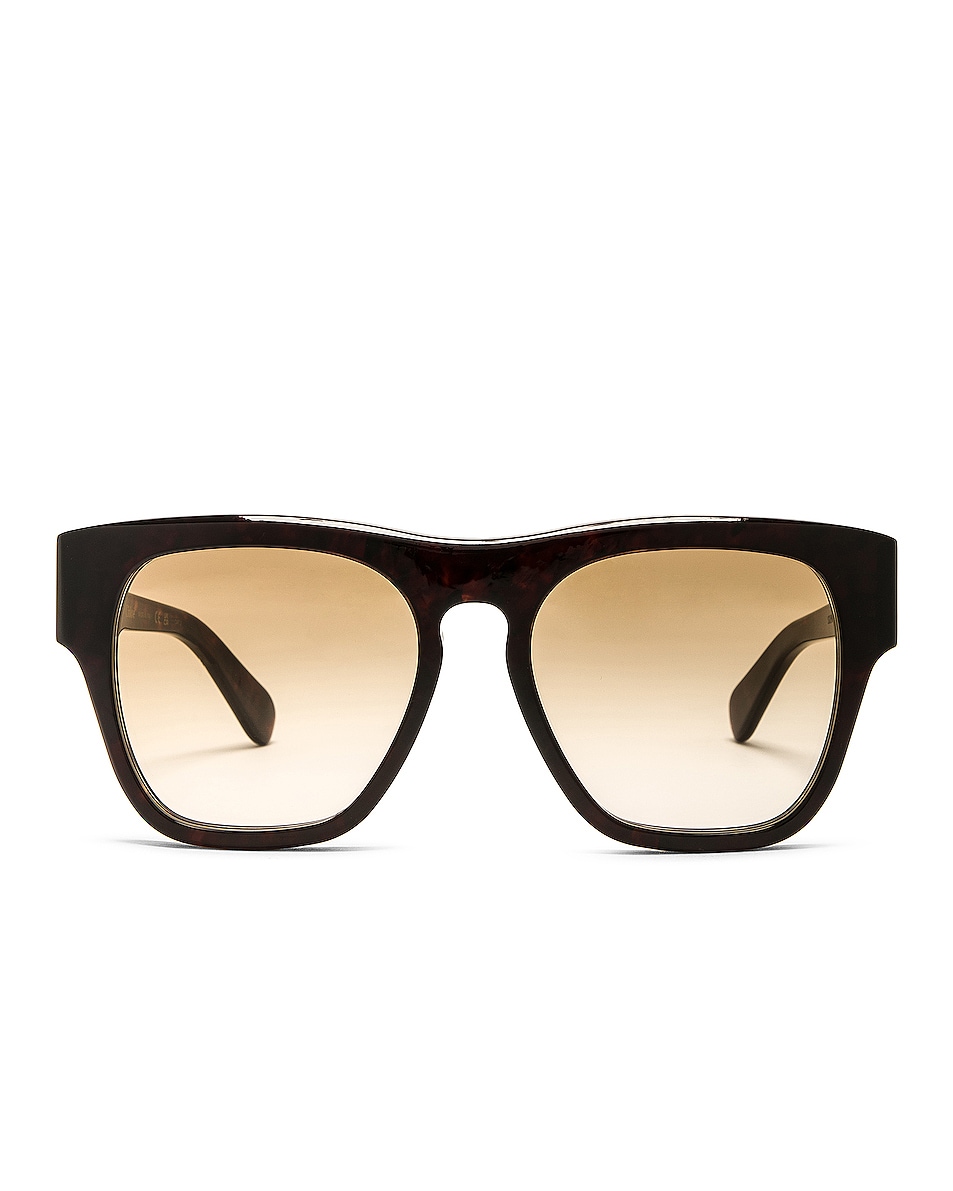 Солнцезащитные очки Chloe Square, цвет Shiny Dark Havana