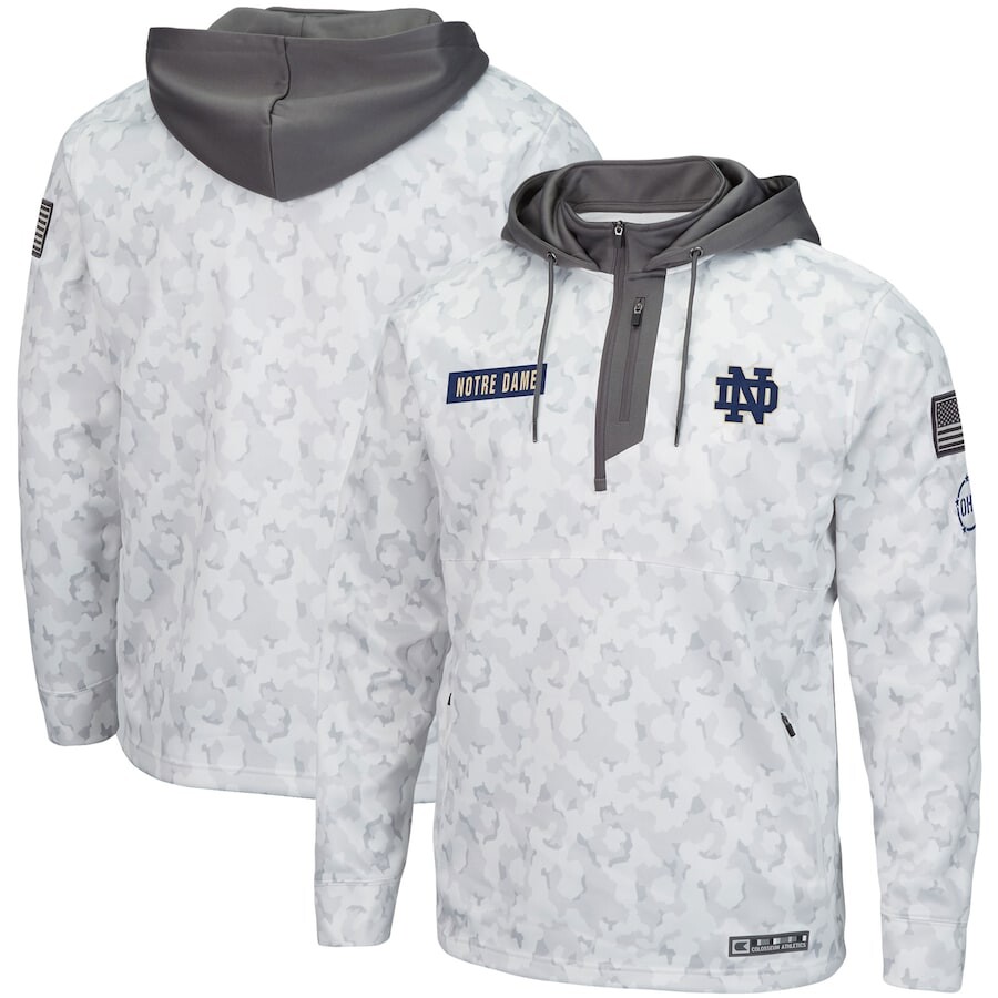 

Толстовка на молнии Colosseum Notre Dame Fighting Irish, камуфляж