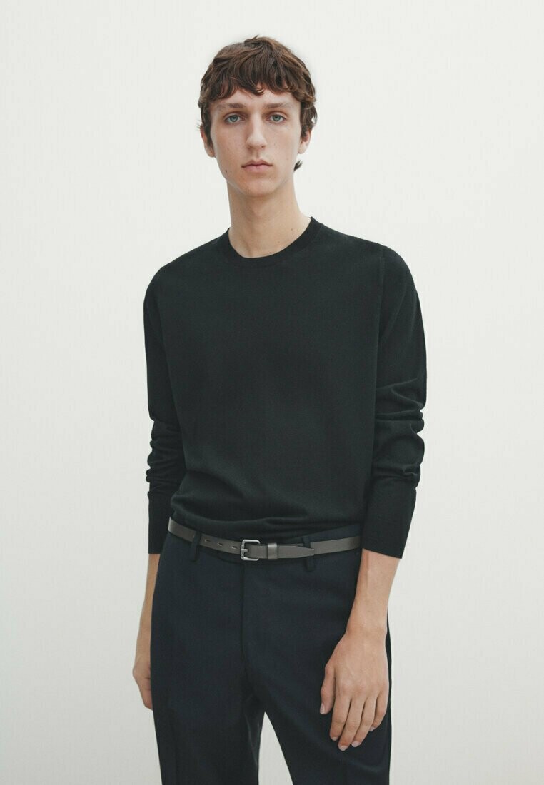 

Свитер Massimo Dutti, черный