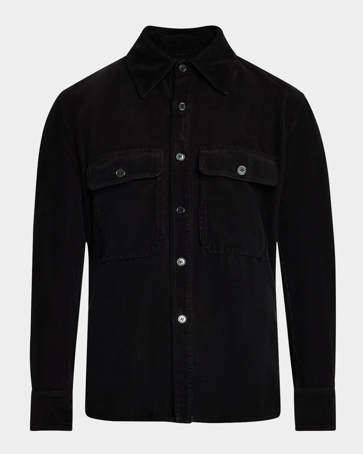 

Мужская вельветовая рубашка Saint Laurent, серый