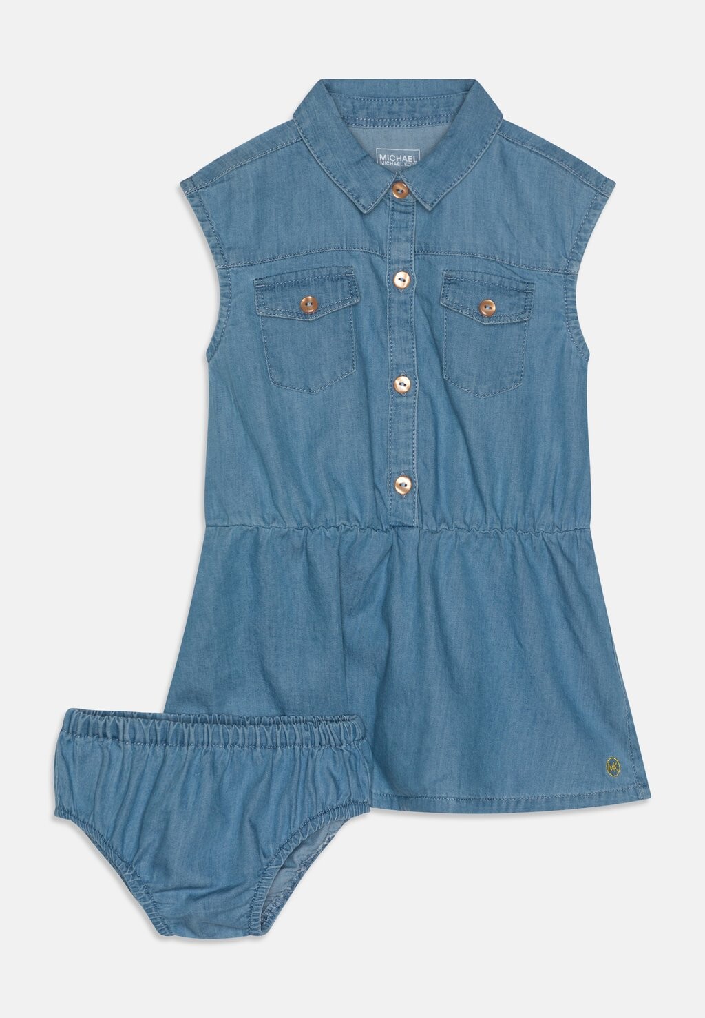 

Джинсовое платье DRESS KNICKERS Michael Kors Kids, цвет denim blue