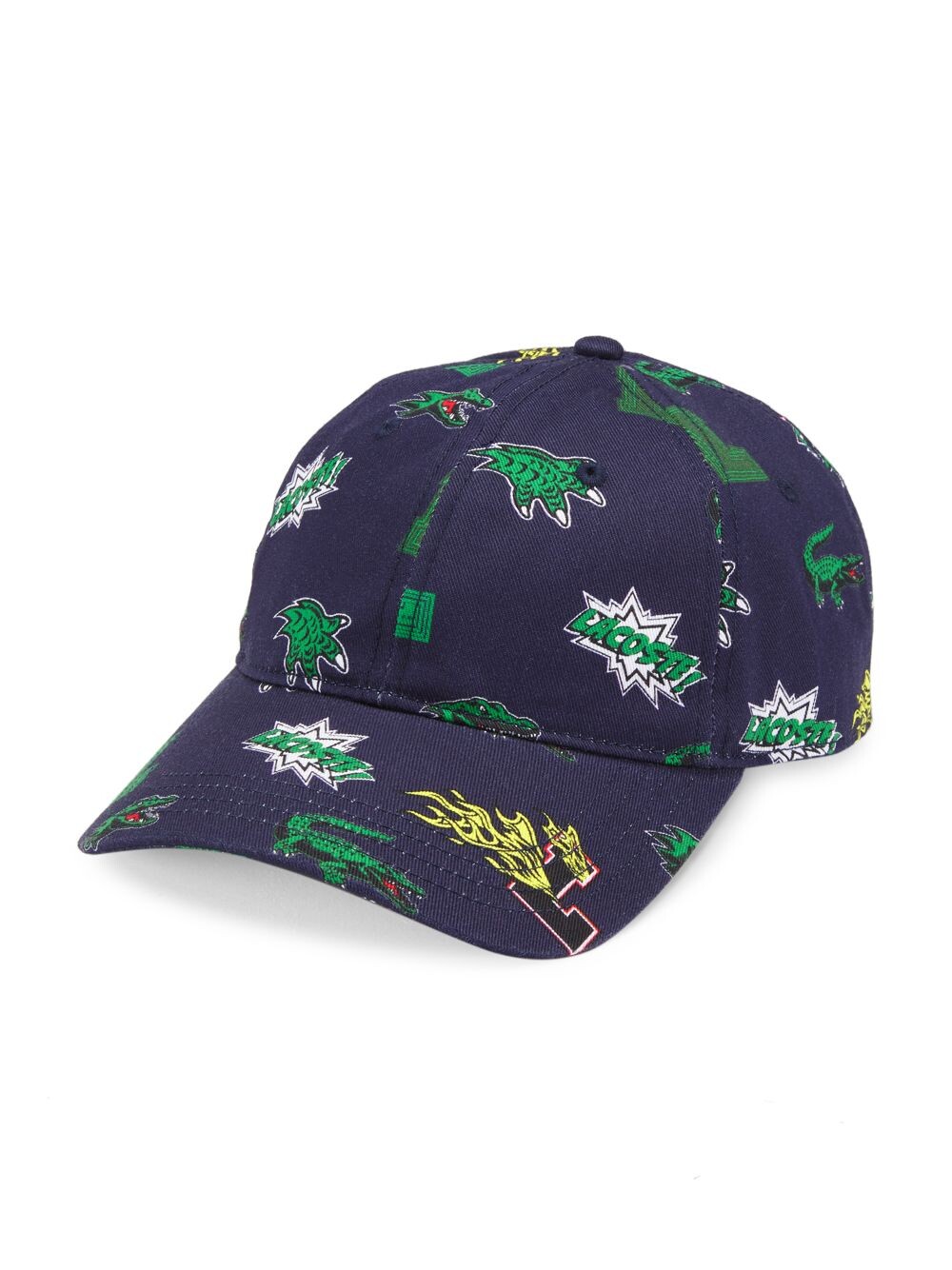 

Бейсболка с крокодиловым принтом Lacoste, нави