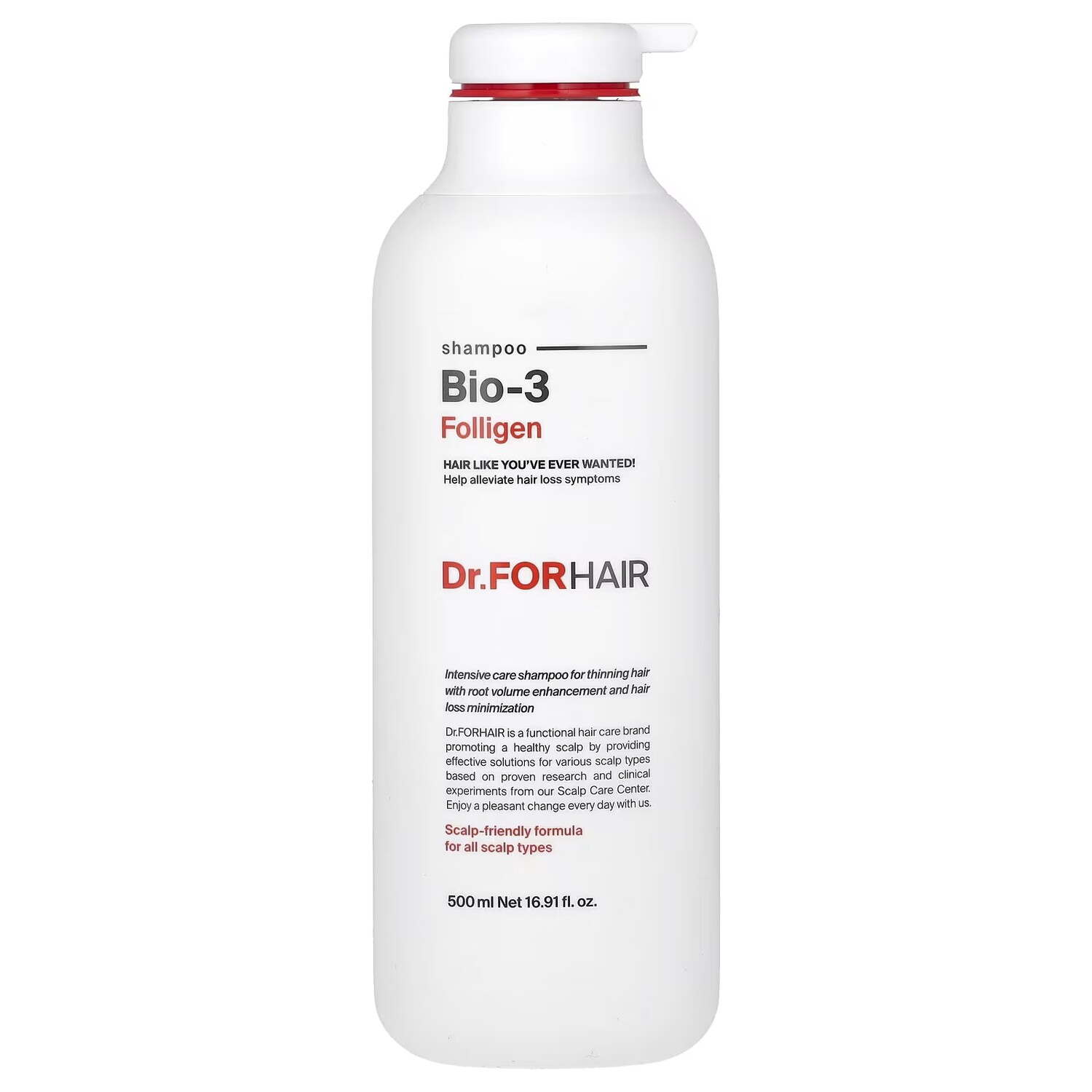 

Шампунь био-3 Dr.ForHair Folligen, 500 мл