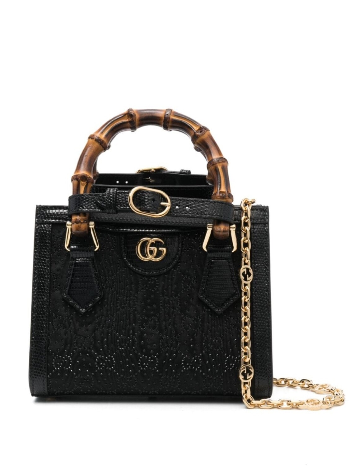 

Gucci маленькая сумка-тоут Diana, черный