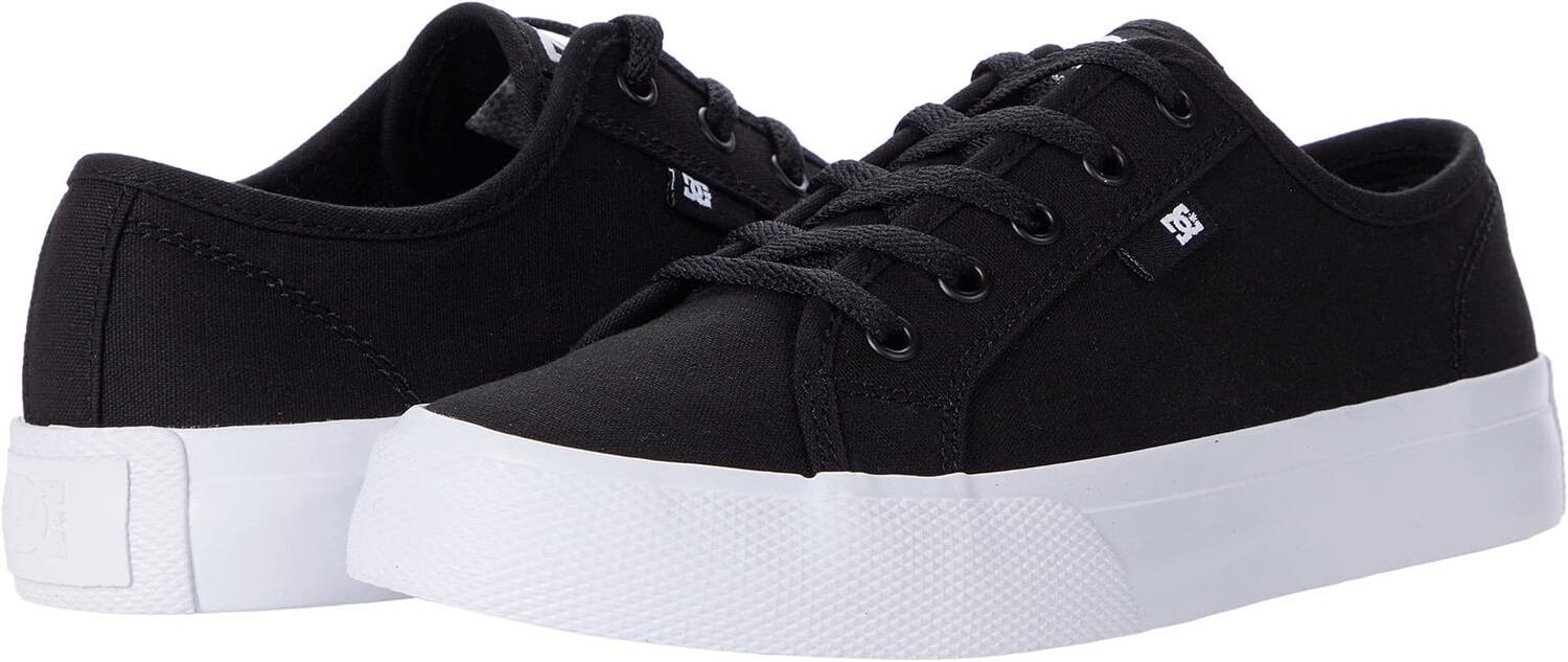 Кроссовки DC Kids Manual Sneaker DC, цвет Black/White кроссовки dc shoes manual black