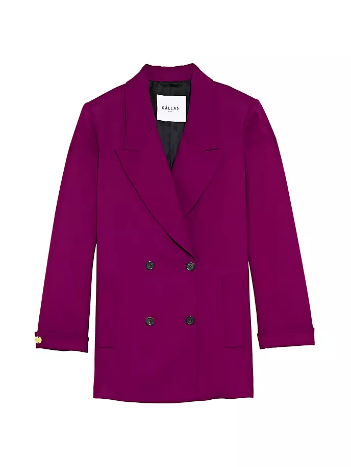 Новая куртка Vittoria Signature D/B в тропическом костюме Callas Milano, пурпурный