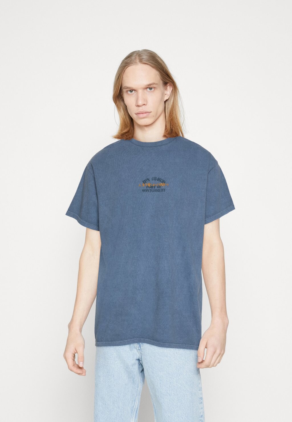 

Футболка с принтом BDG Urban Outfitters, синий