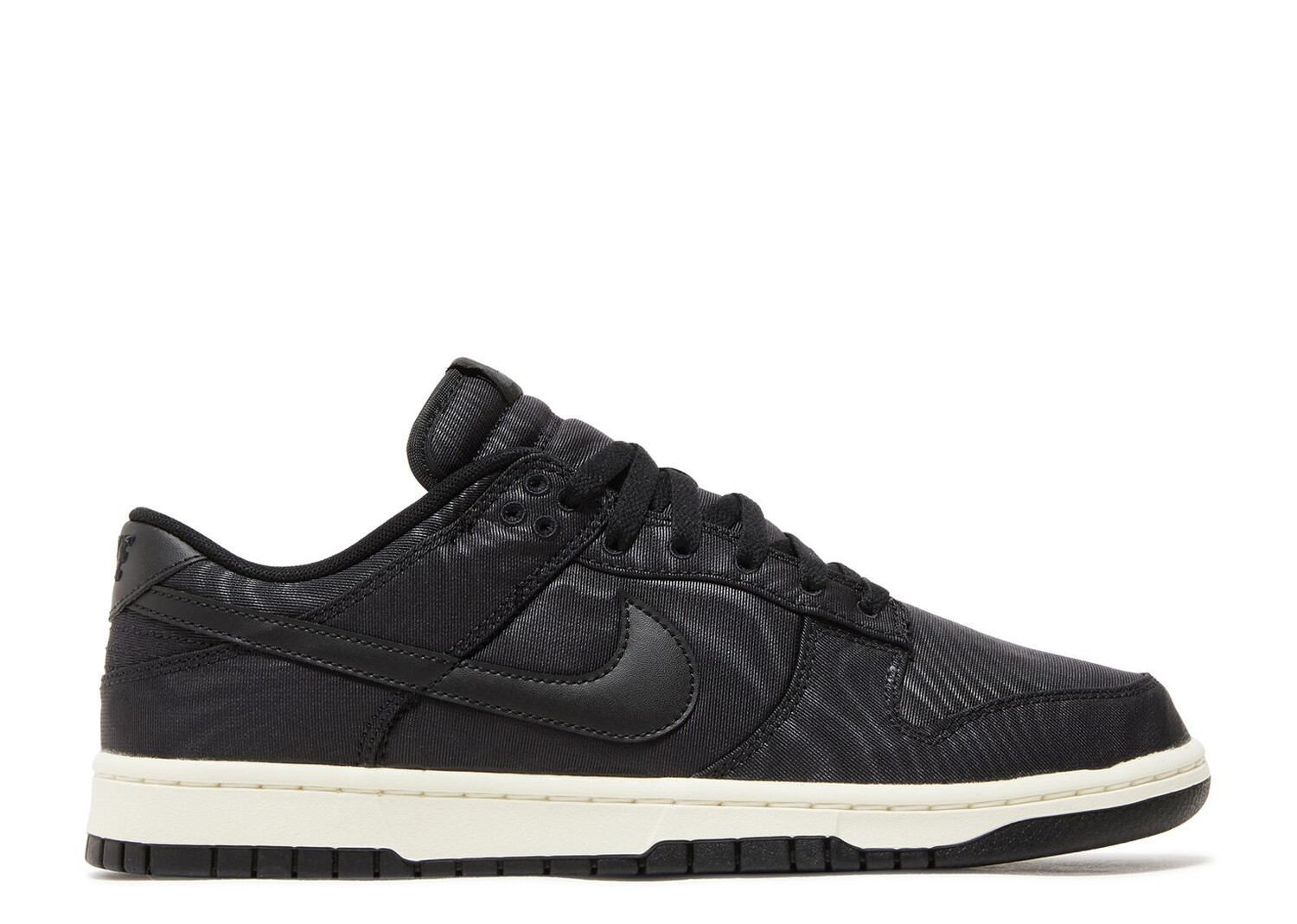 Кроссовки Nike Dunk Low 'Black Canvas', черный