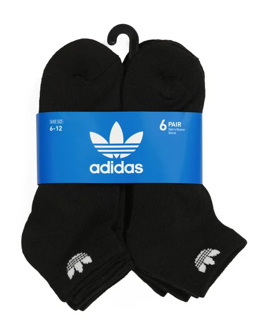 

6 пар носков Originals из полиэстера с низким вырезом Adidas, черный