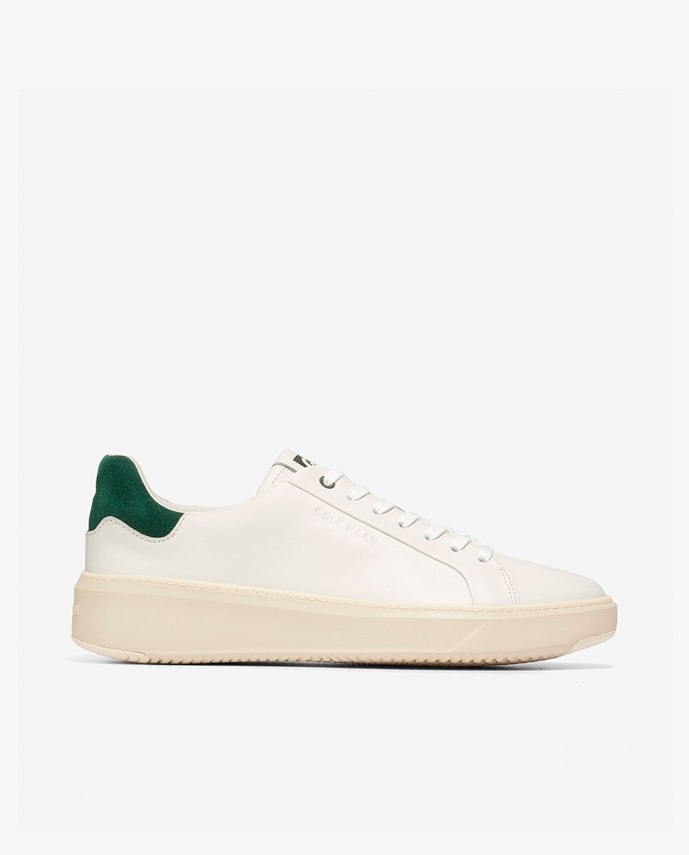 

Бежевые мужские кожаные кроссовки с кружевной застежкой Cole Haan, бежевый
