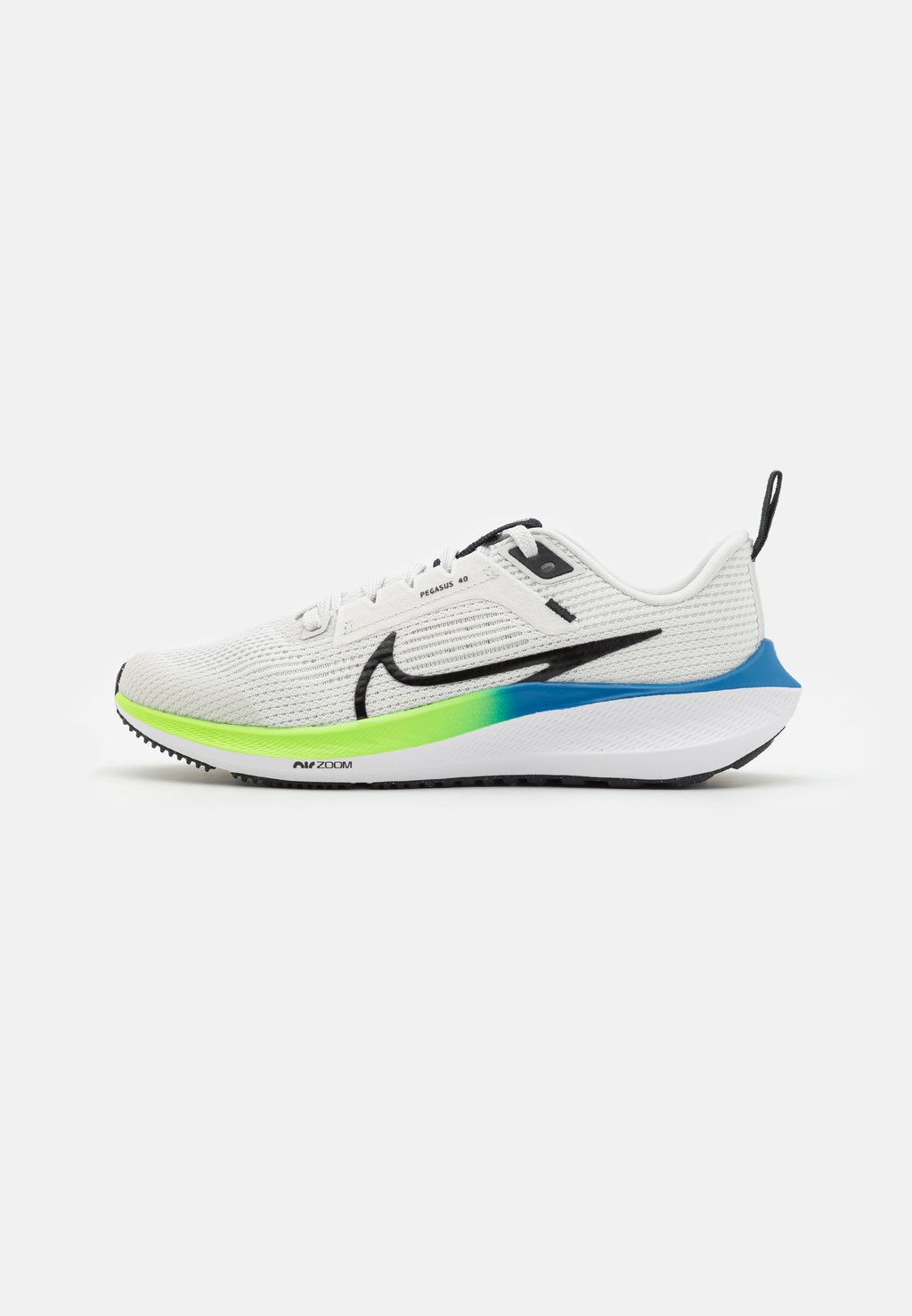 

Кроссовки для стабилизирования Air Zoom Pegasus 40 Unisex Nike, цвет platinum tint/black/white/green strike