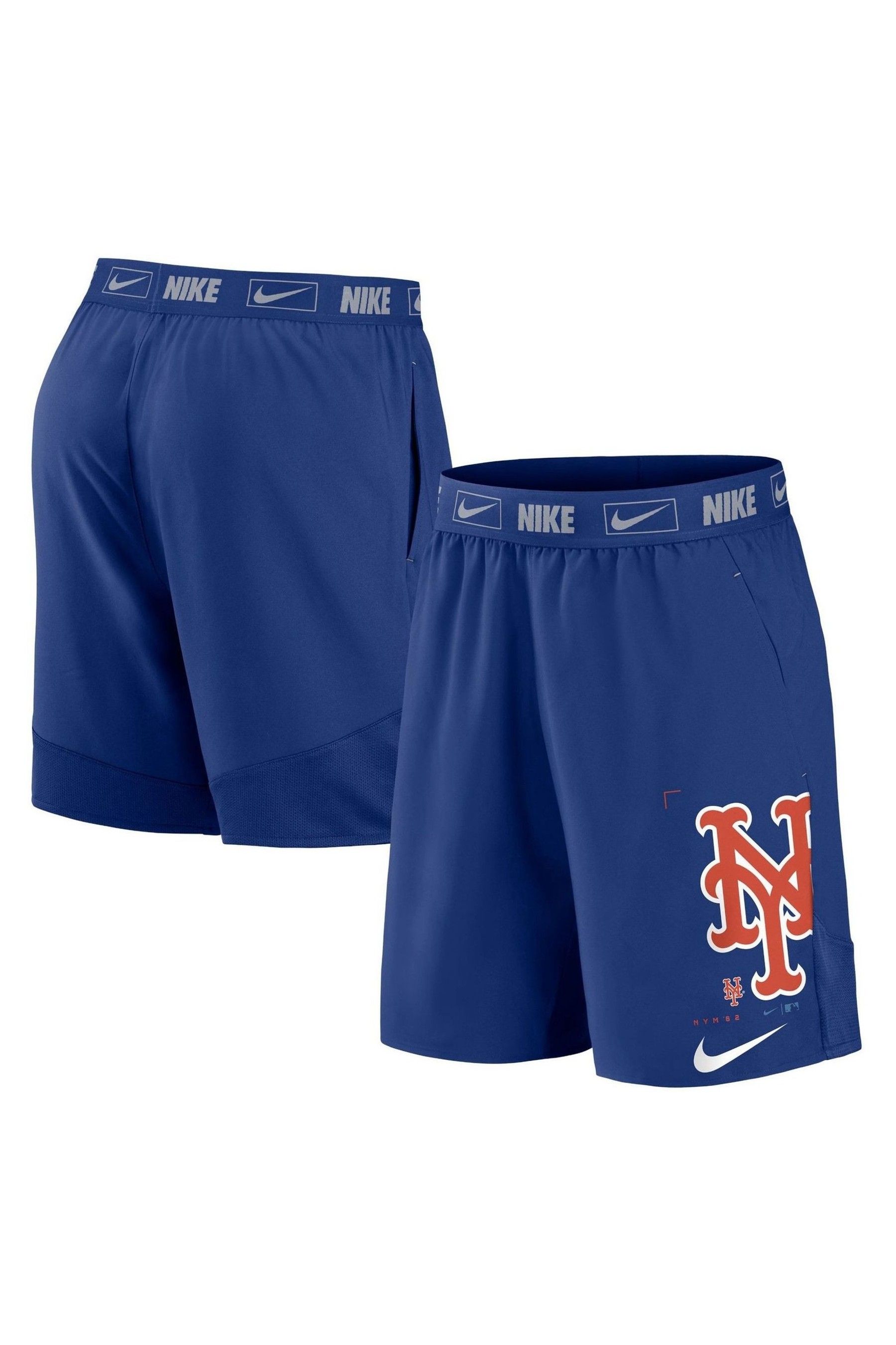 

Тканые шорты New York Mets Bold Express Nike, синий