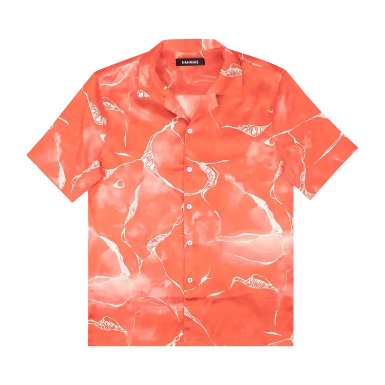 

Рубашка Nahmias Miracle Tie Dye Silk 'Red', красный