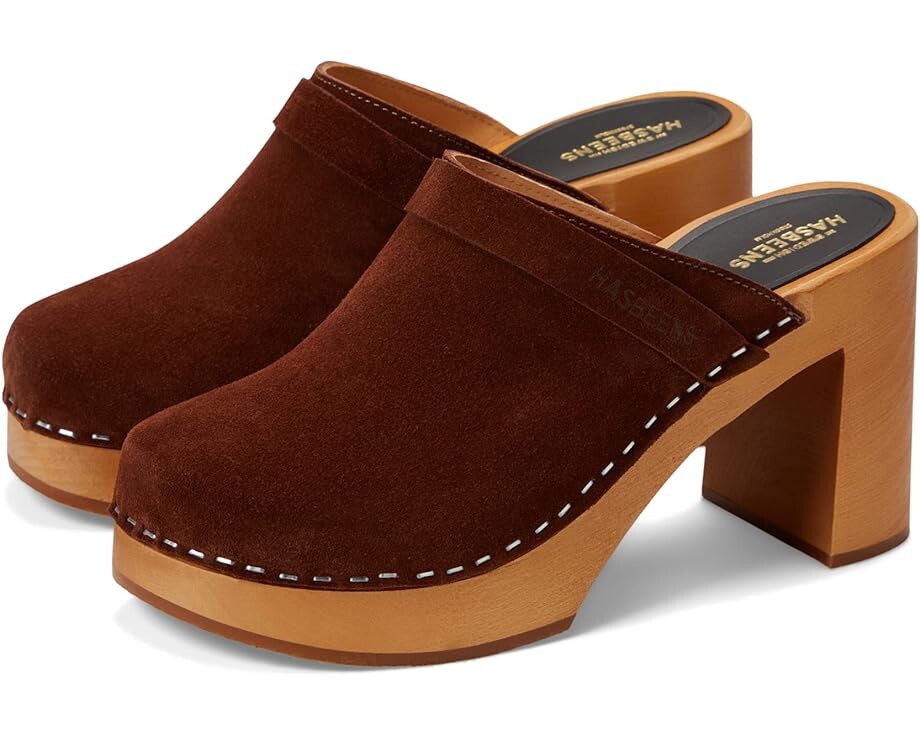 

Туфли Swedish Hasbeens Husband Sky High, цвет Cognac Suede