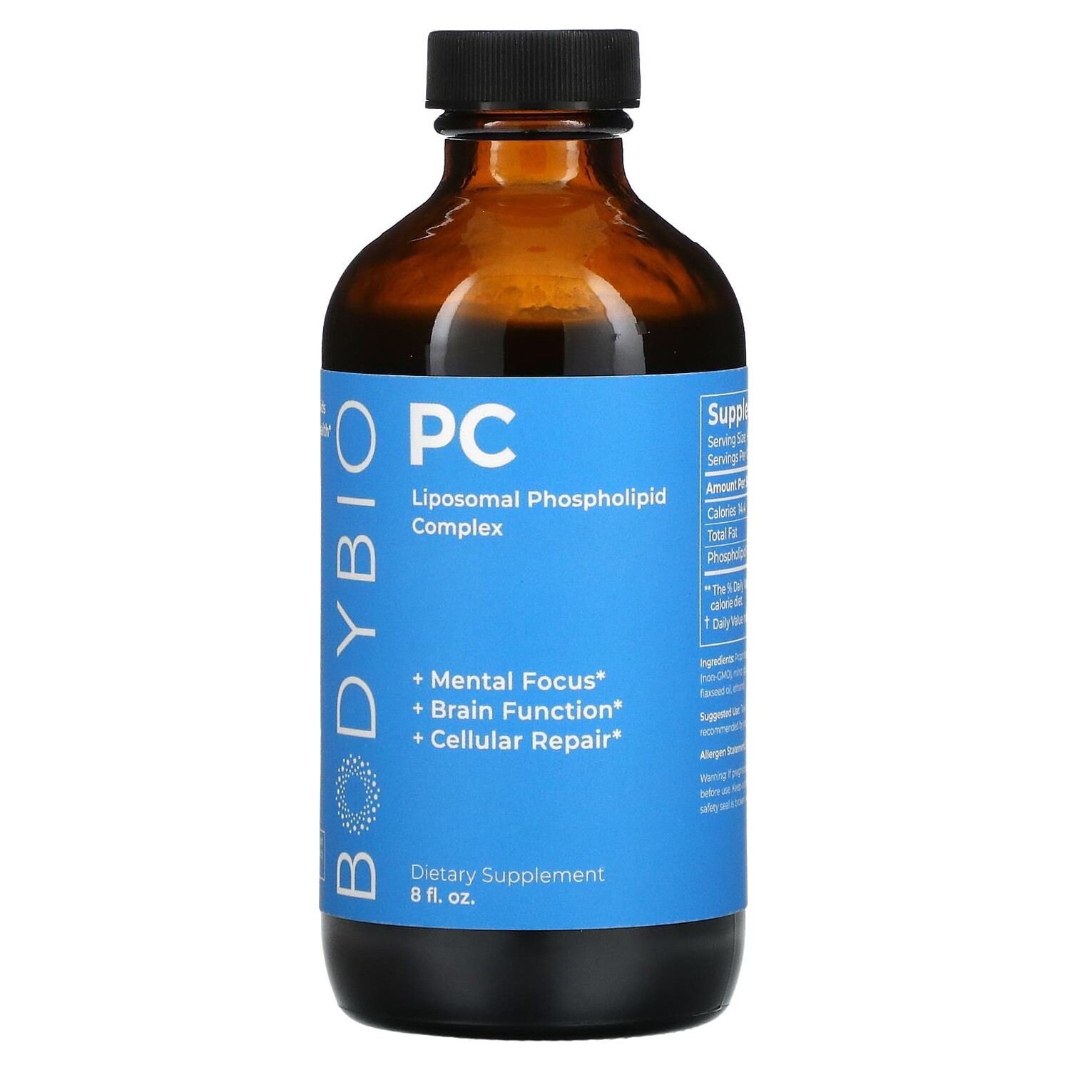 

PC, липосомальный фосфолипидный комплекс, 8 жидк. Унций, BodyBio