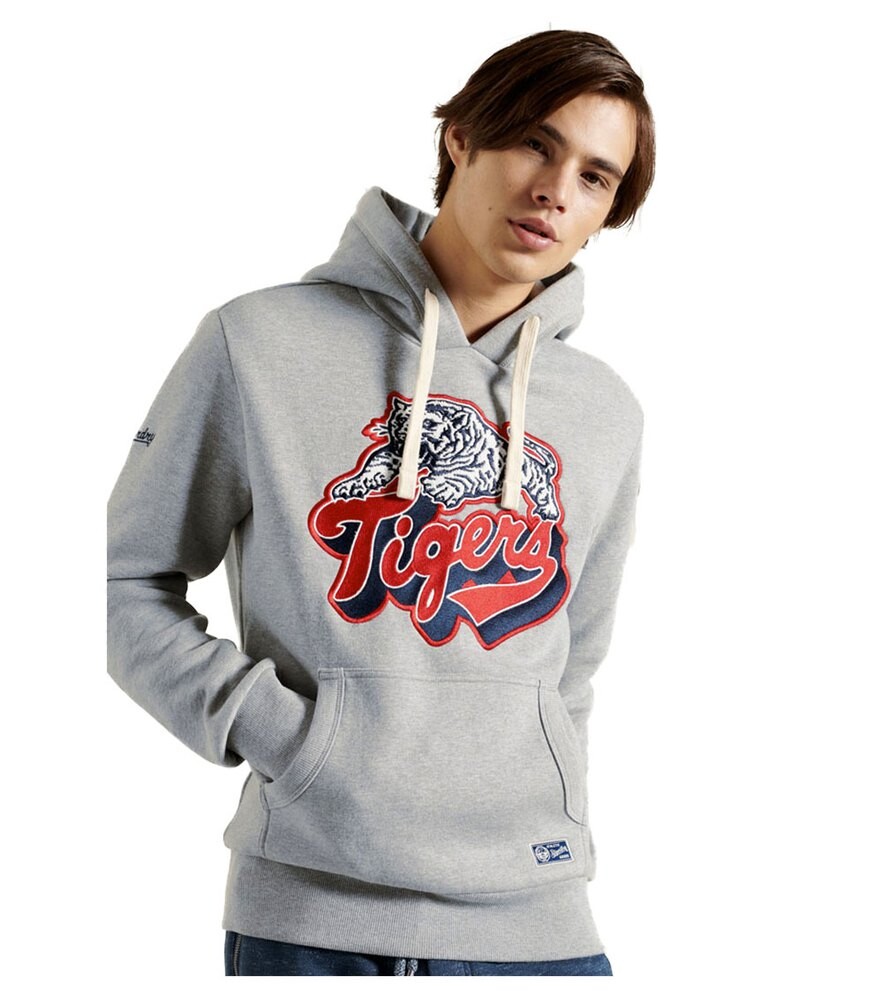 

Худи Superdry Collegiate State, серый
