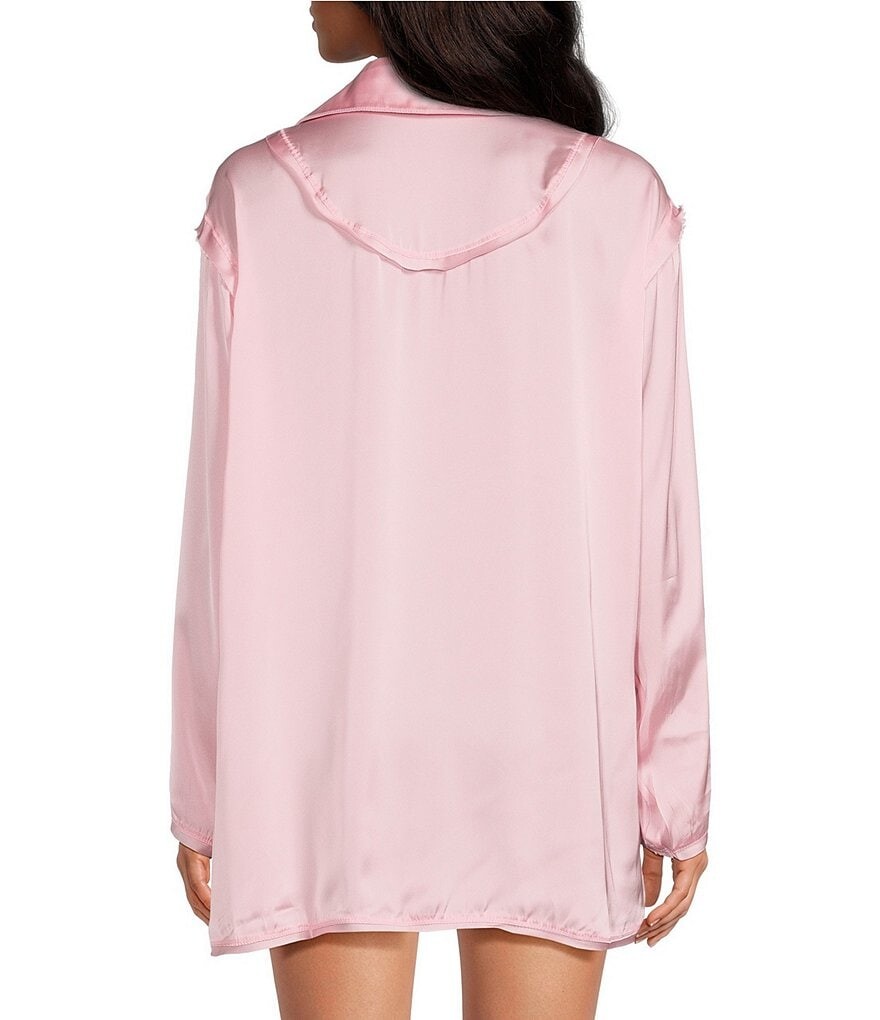 

Атласный топ для сна Like Honey координации Free People, розовый