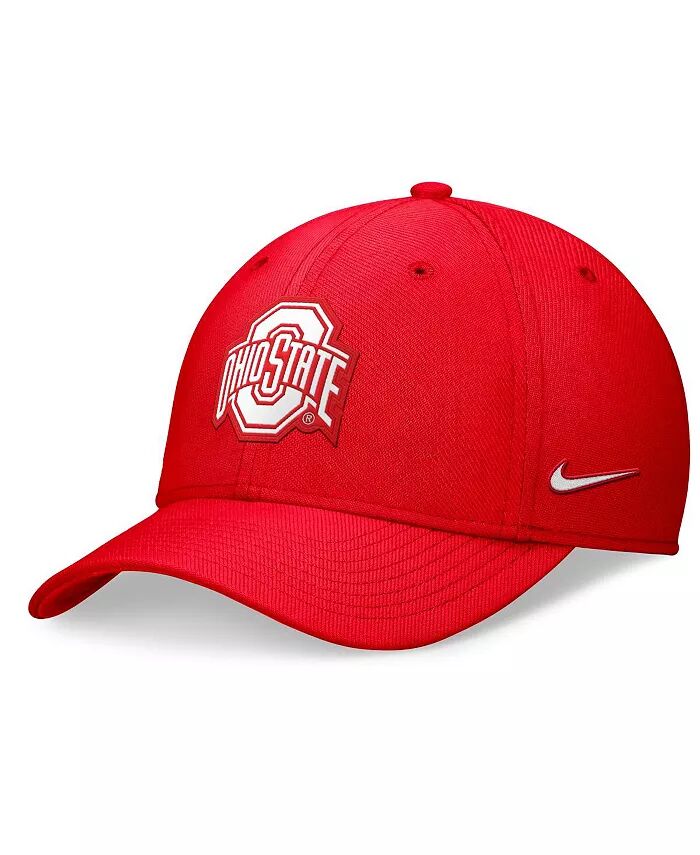 

Мужская кепка Scarlet Ohio State Buckeyes 2024 Sideline Flex Nike, красный