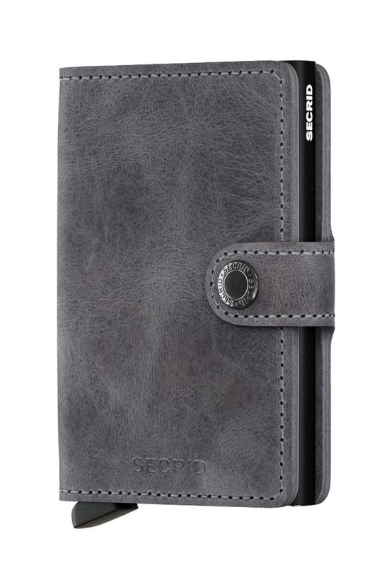 Кожаный кошелек Secrid, серый