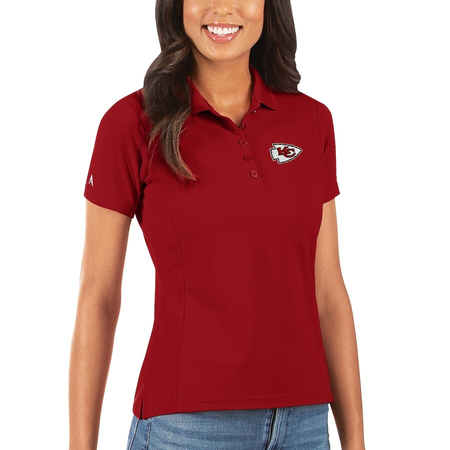 

Поло с коротким рукавом Antigua Kansas City Chiefs, красный