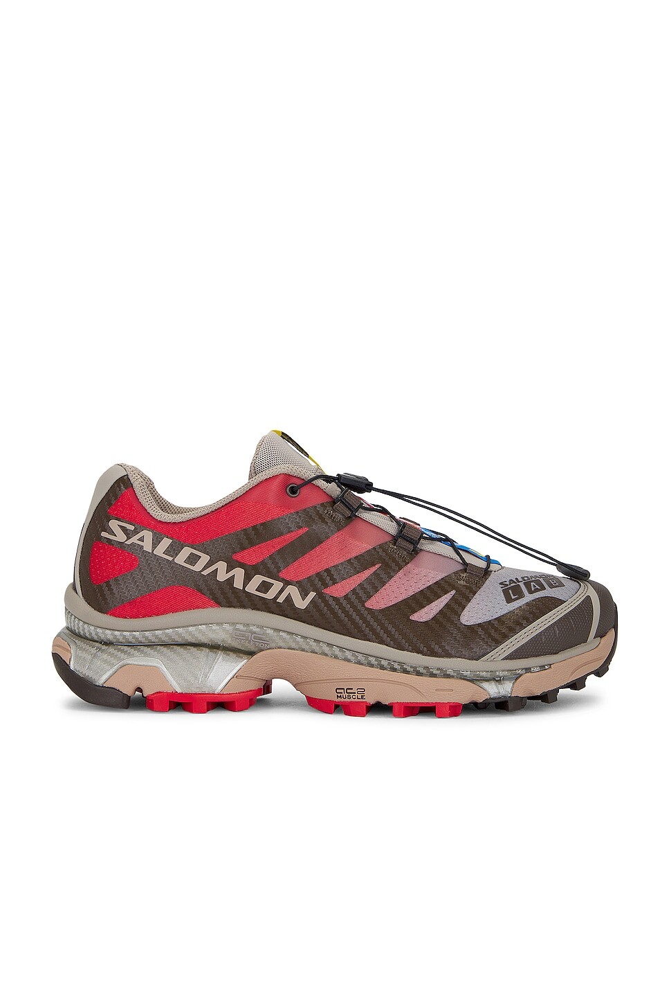 

Кроссовки Salomon XT-4 OG, цвет Wren, Vintage Khaki, & Aurora Red