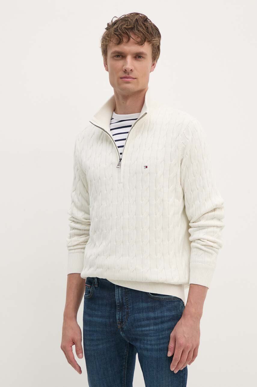 

Хлопковый свитер Tommy Hilfiger, бежевый