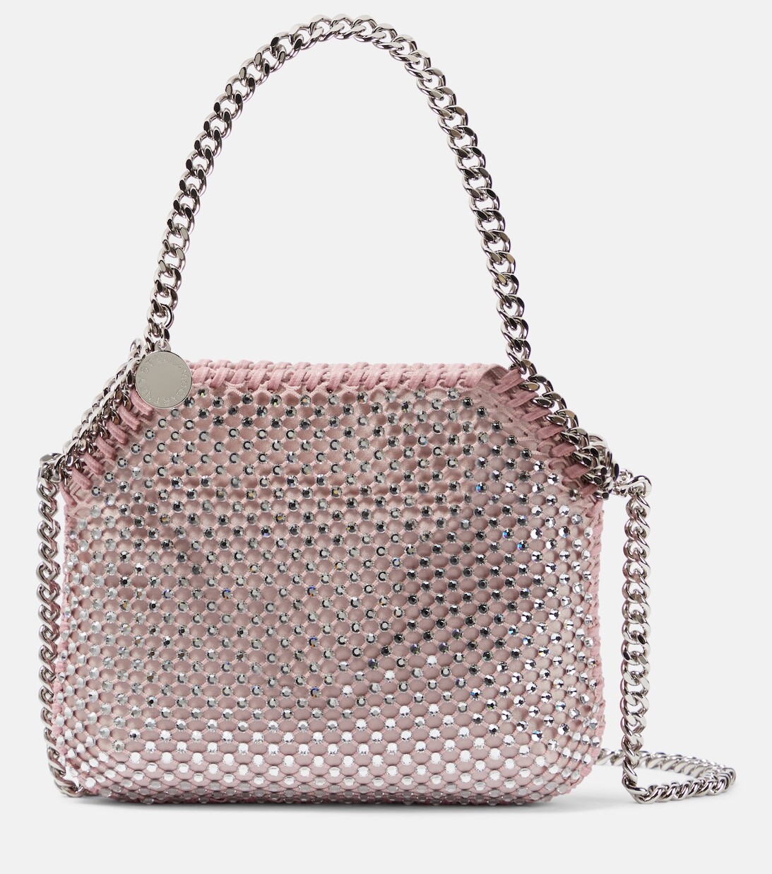 

Декорированная сумка через плечо Falabella Mini Stella McCartney, розовый