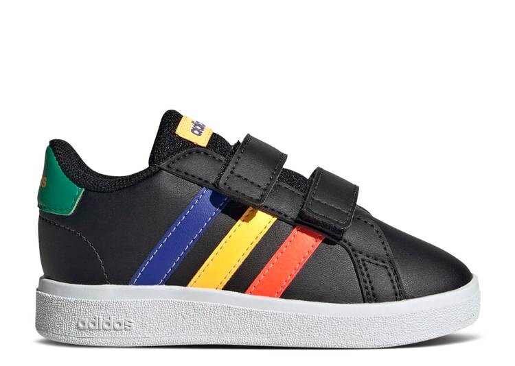 

Кроссовки Adidas GRAND COURT 2.0 I 'BLACK MULTI-COLOR', черный