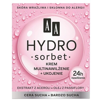 

Крем для лица Oceanic Hydro Sorbet с ацеролой для сухой кожи 50мл, Aa
