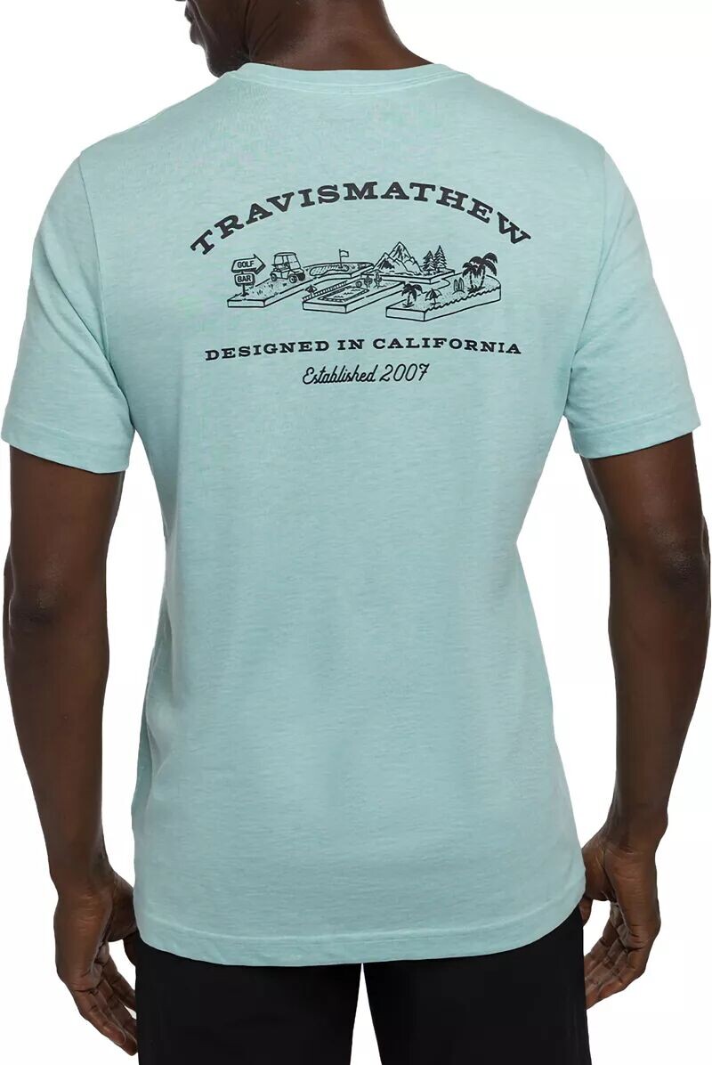 

Мужская футболка TravisMathew Fun to be Had Golf, бирюзовый
