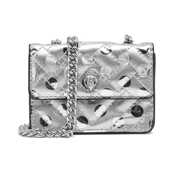 

Сумка через плечо Micro Kensington Kurt Geiger, серебряный